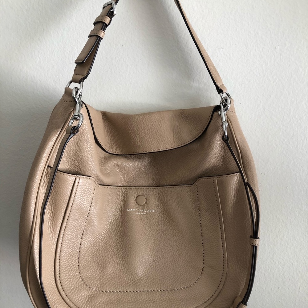 Marc Jacobs Empire City Leather Hobo Shoulder Bag